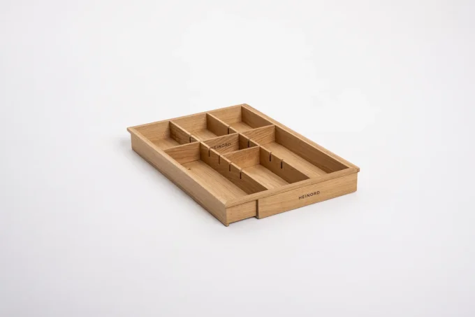 Wkład podstawowy z przegródkami na sztućce, rozsuwany 32-52 cm - obrazek 2